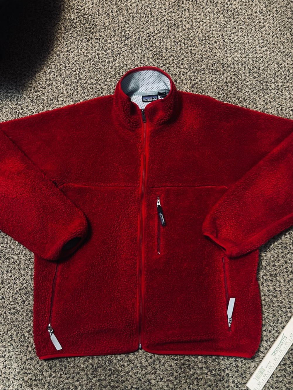 Patagonia vintage deep pile cardigan retro x